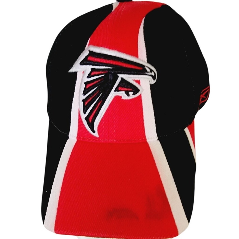 Reebok NFL Atlanta Falcons Cap Red Black White‎ 100% Cotton Adjustable